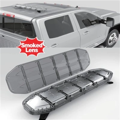 1,1M 16LED 48W 6000 Lm Rooftop Strobe Ambulans Nödvarningsfyr Bil Hazard Blixt Konstruktion Roterande Light Bar Trucks
