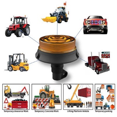 New Type R65 R10 Waterproof Amber 36 LED Beacon Light For Truck Trailer Agriculture Mining price