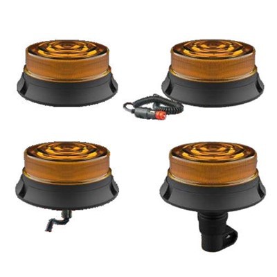 New Type R65 R10 Waterproof Amber 36 LED Beacon Light For Truck Trailer Agriculture Mining factory