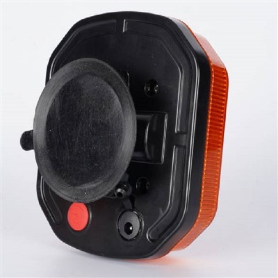 Rechargeable Amber LED Magnetic Truck Warning Light With Wireless Flashing